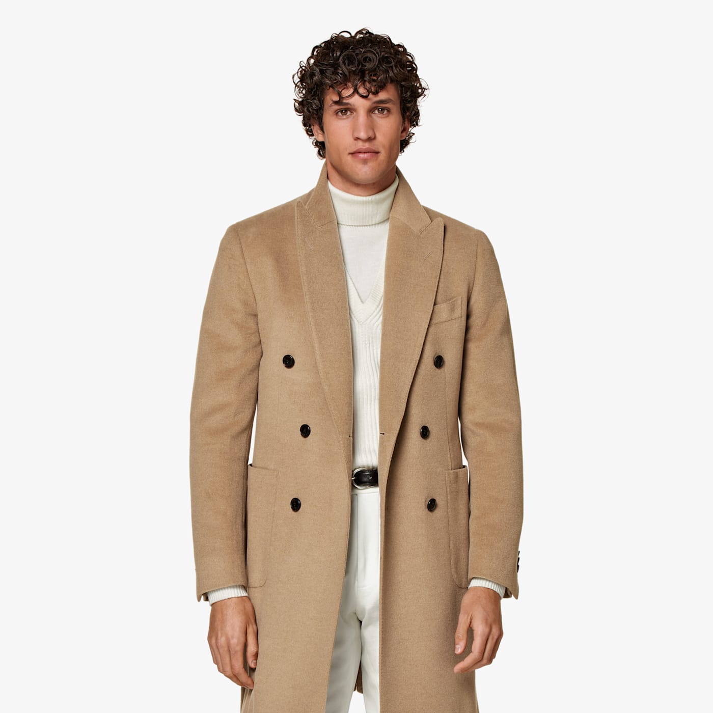Suitsupply Mid Brown Overcoat