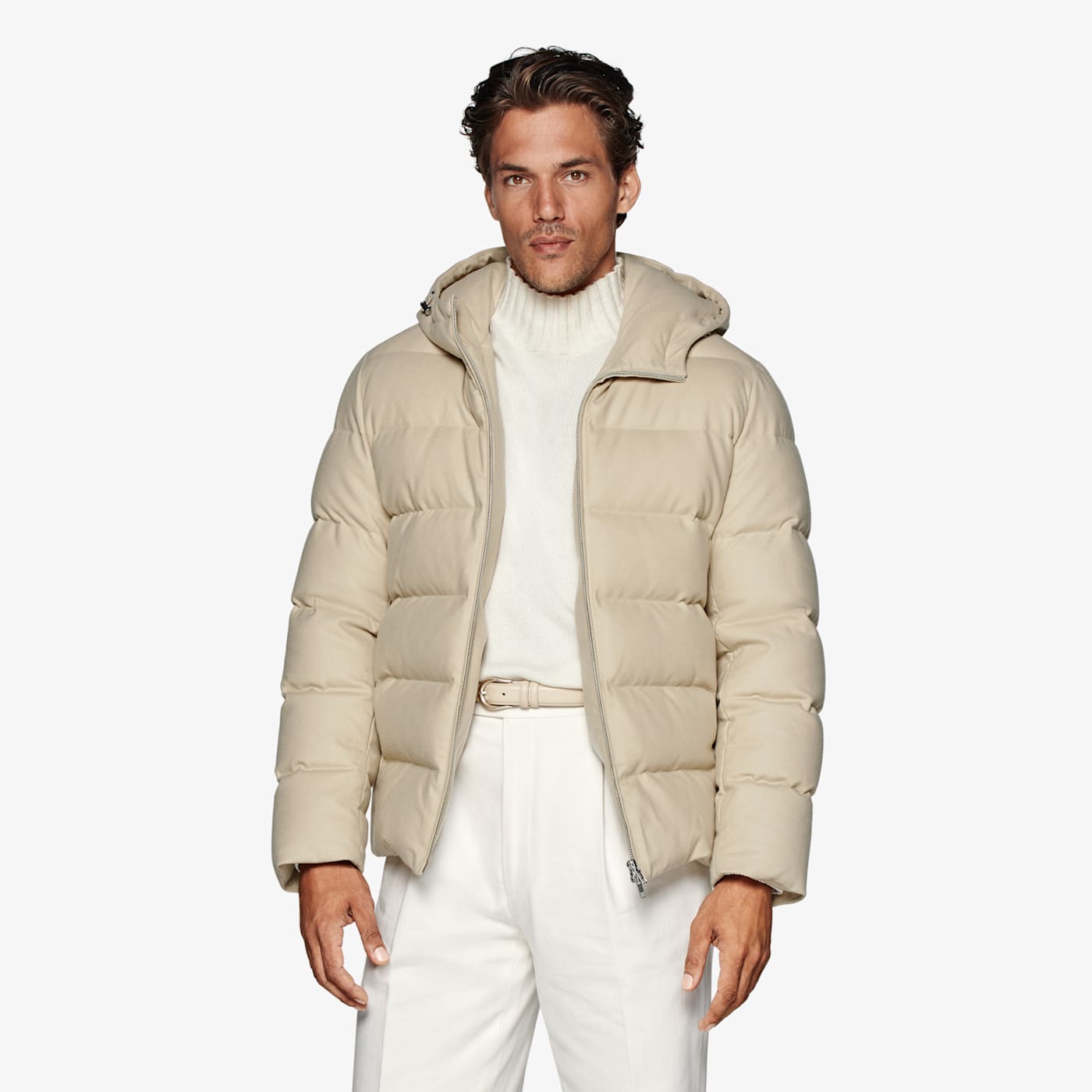 Suitsupply Light Brown Down Jacket