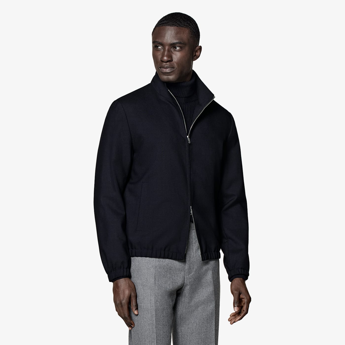 Suitsupply Navy Bomber Jacket
