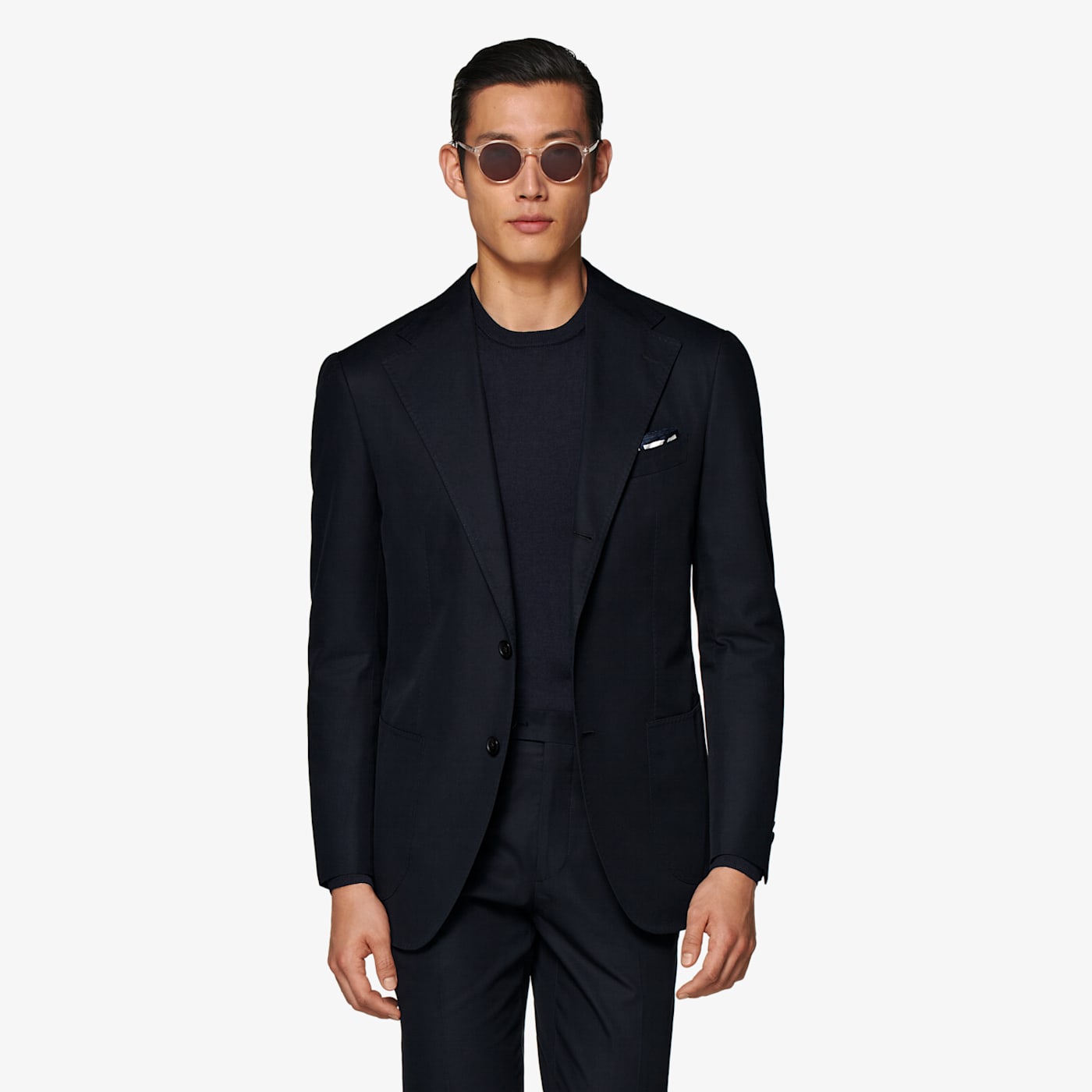Suitsupply Navy Relaxed Fit Roma Blazer