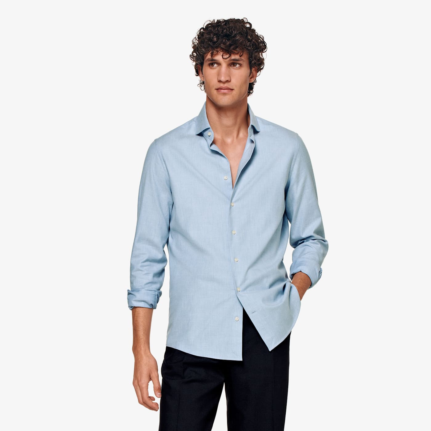 Suitsupply Light Blue Slim Fit Shirt