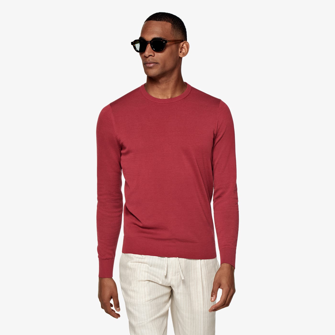 Suitsupply Red Crewneck