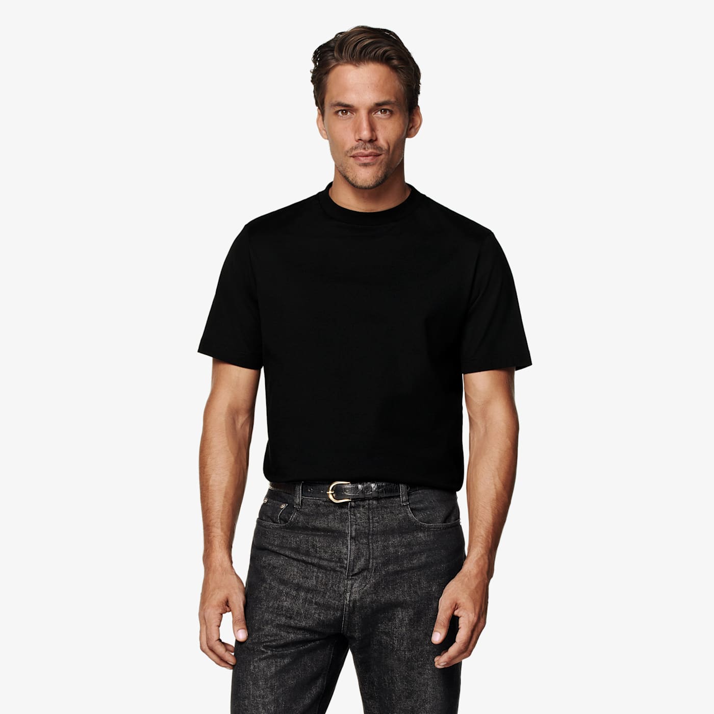 Suitsupply Black Crewneck T-shirt
