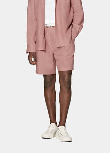 Pantalones cortos Firenze rosa claro