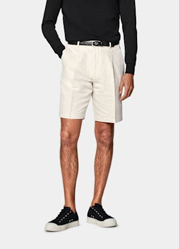 Sand Straight Leg Shorts