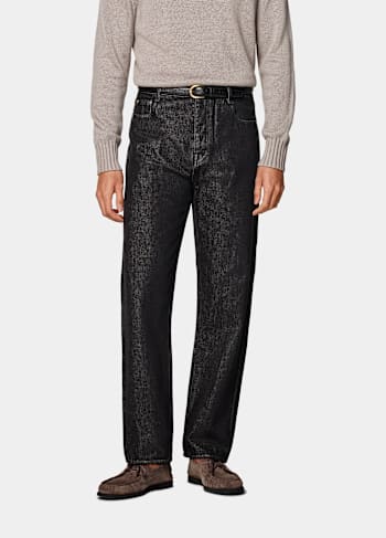 Jean Straight Leg gris foncé