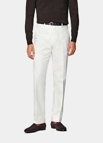 Off-White Straight Leg Trousers