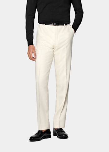 Off-White Straight Leg Trousers