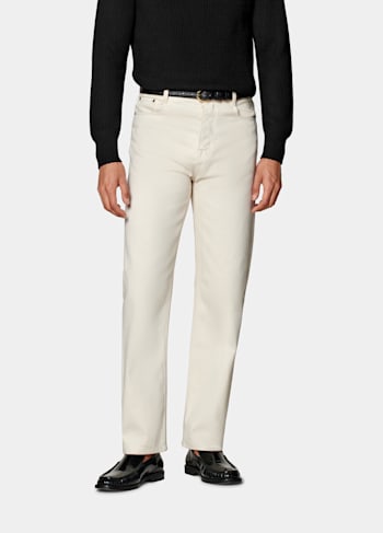 Off-White Straight Leg Jeans