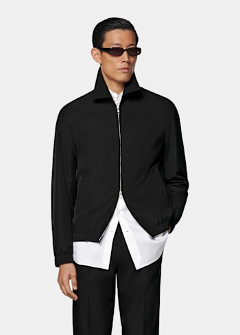 Black Bomber Jacket