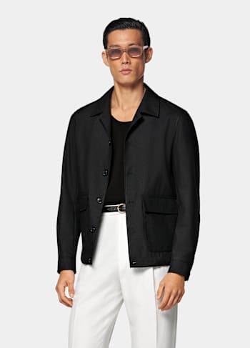 Black Bomber Jacket