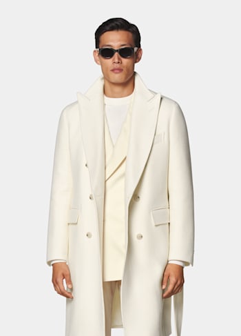 Off-White Belted Overcoat