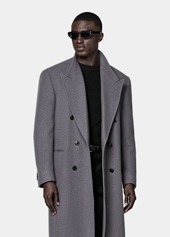 Mid Grey Overcoat
