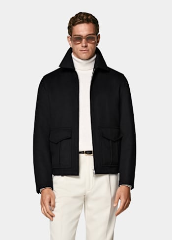 Black Bomber Jacket