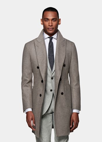 Taupe Overcoat