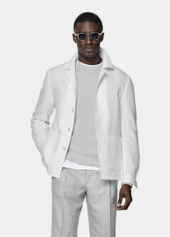 White Walter Shirt-Jacket