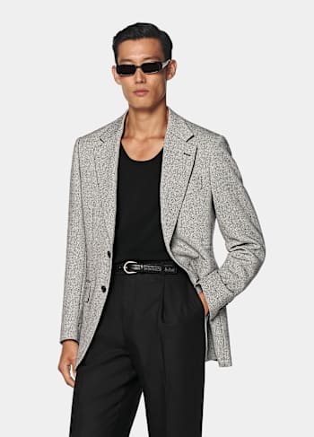 Black Tailored Fit Milano Blazer
