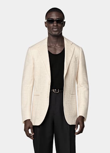 Sand Tailored Fit Havana Blazer
