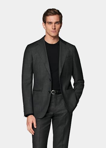 Dark Grey Havana Suit Jacket