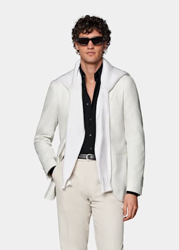 Havana 米白色西装外套