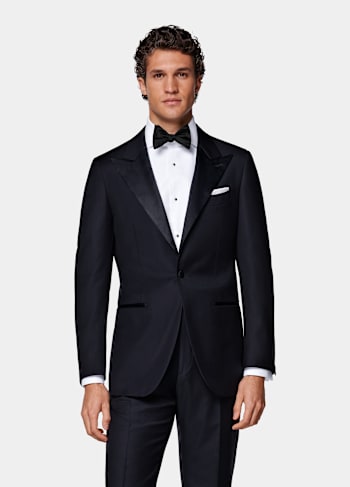 Blazer de esmoquin Havana azul marino corte Tailored