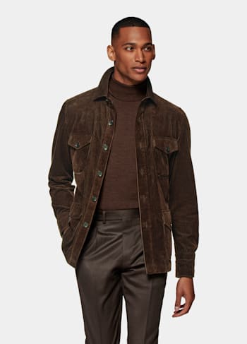Dark Brown William Shirt-Jacket