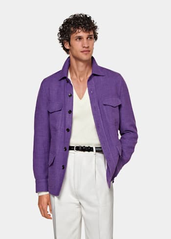 Purple William Shirt-Jacket