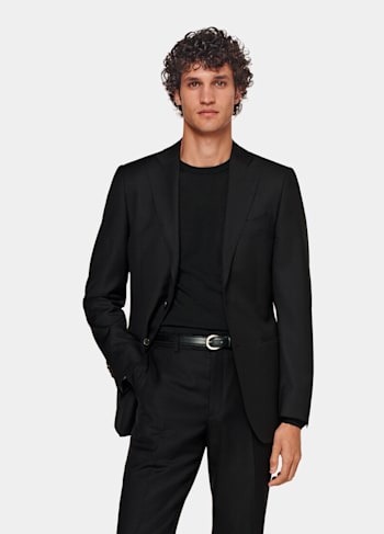 Black Lazio Suit Jacket