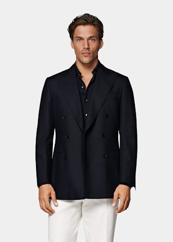 Giacca Havana navy tailored fit