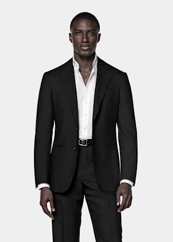 Traje Havana negro corte Tailored