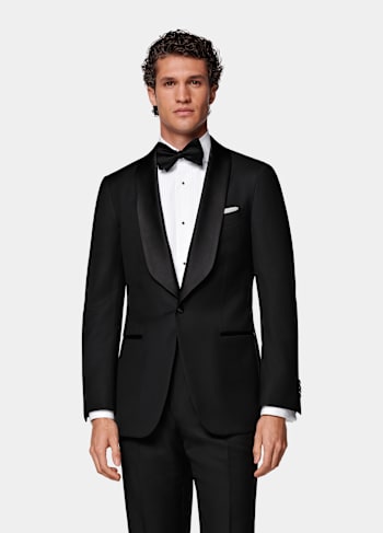 Black Tailored Fit Havana Tuxedo