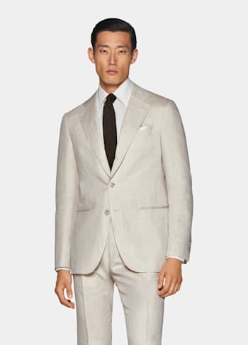 Sand Tailored Fit Havana Suit