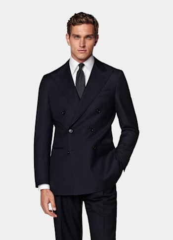 Navy Tailored Fit Havana Suit