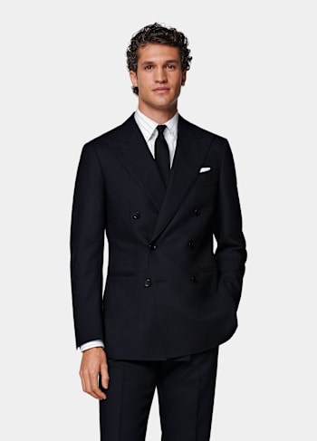 Navy Tailored Fit Havana Suit
