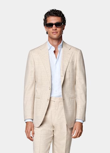 Sand Tailored Fit Havana Suit