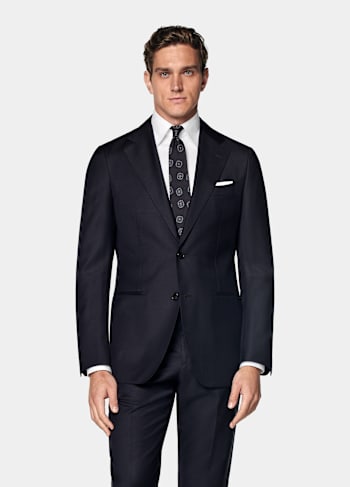 Navy Perennial Tailored Fit Havana Suit