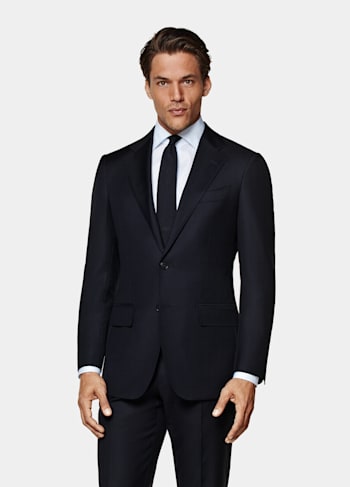 Navy Tailored Fit Havana Suit