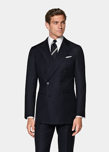 Navy Tailored Fit Havana Suit