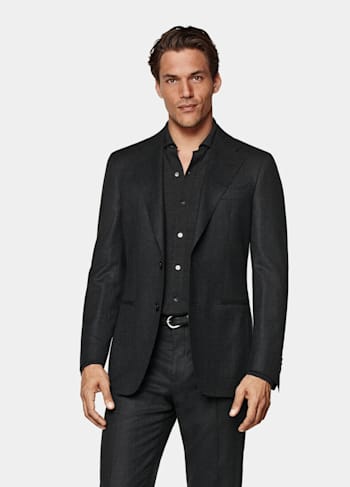 Traje Havana gris oscuro corte Tailored