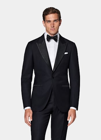  Navy Tailored Fit Lazio Tuxedo