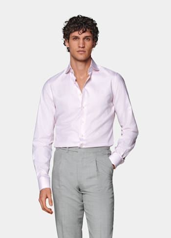 Camicia Royal Oxford rosa tailored fit