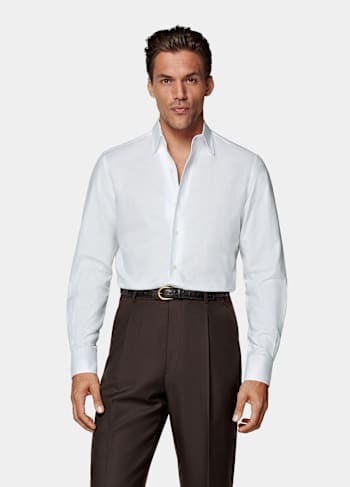 Koszula tailored fit biała