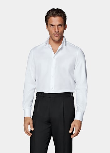 Koszula Royal Oxford slim fit biała