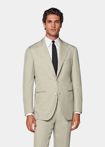 Light Green Relaxed Fit Roma Suit