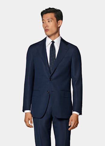 Navy Perennial Tailored Fit Havana Suit