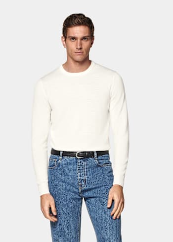 Off-White Merino Crewneck