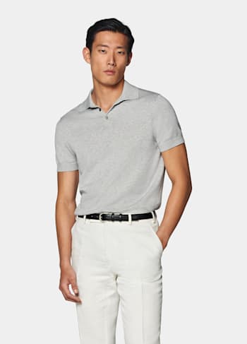 Light Grey Polo Shirt 