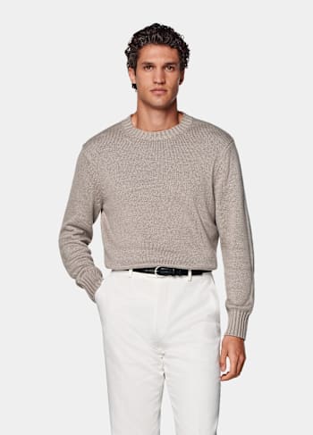 Taupe Crewneck