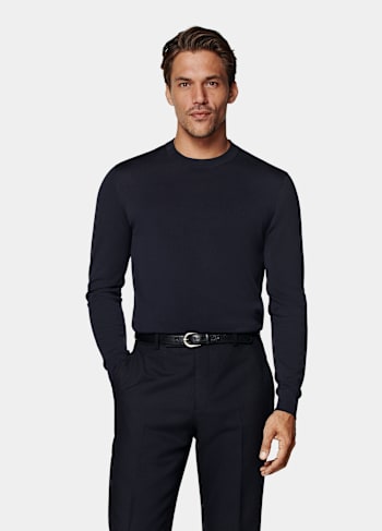 Navy Crewneck