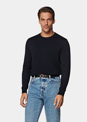 Navy Crewneck